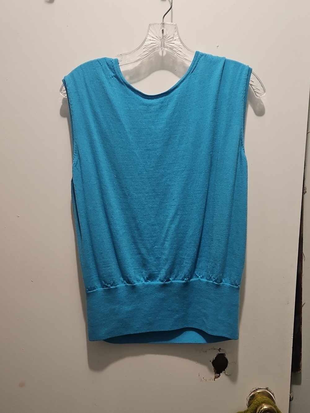 Banana Republic Bright Turquoise Sleeveless Knit Tank